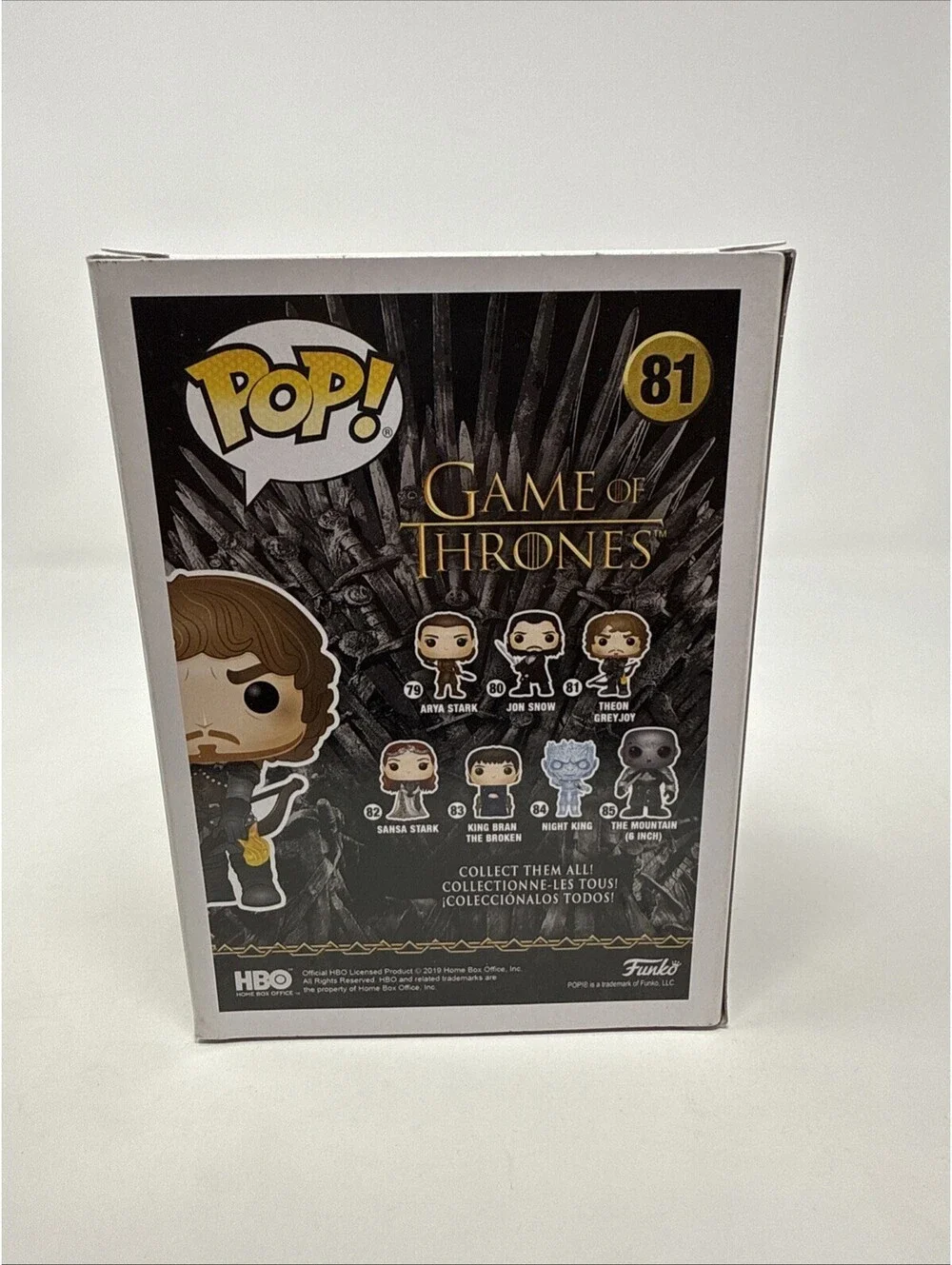 Funko Pop! Vinyl Game of Thrones Theon Greyjoy #81 Vinyl Figure (2019)